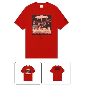 OVO x Hot Boys Cover Red Crew Neck Men T-Shirt Size M NWT